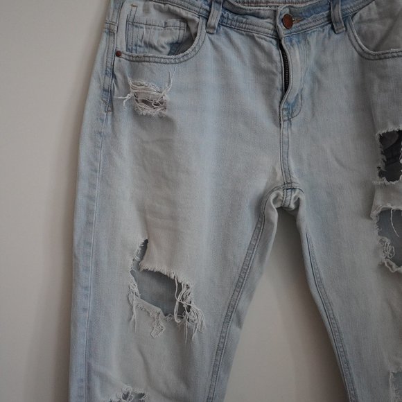 Zara destroyed jeans, boyfriend style - Picture 6 of 16